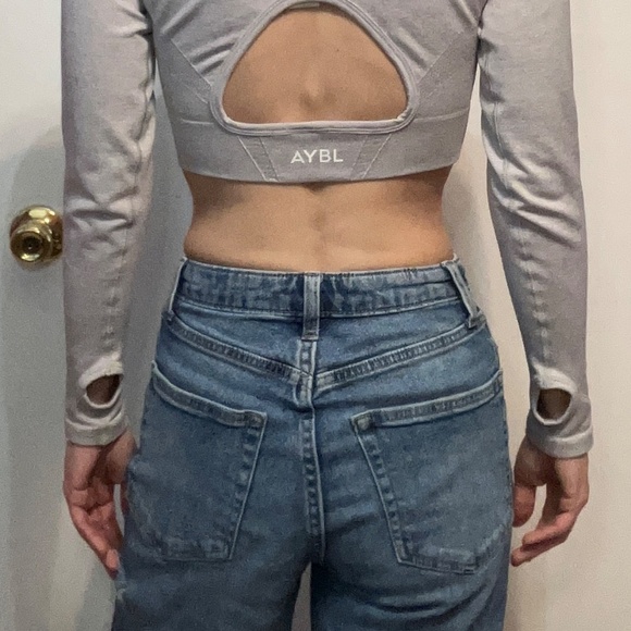 AYBL Motion Seamless Crop Top Long Sleeve - Picture 2 of 4